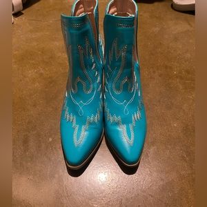 Teal Booties